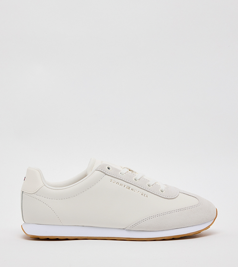 Textured Low-Top Sneakers