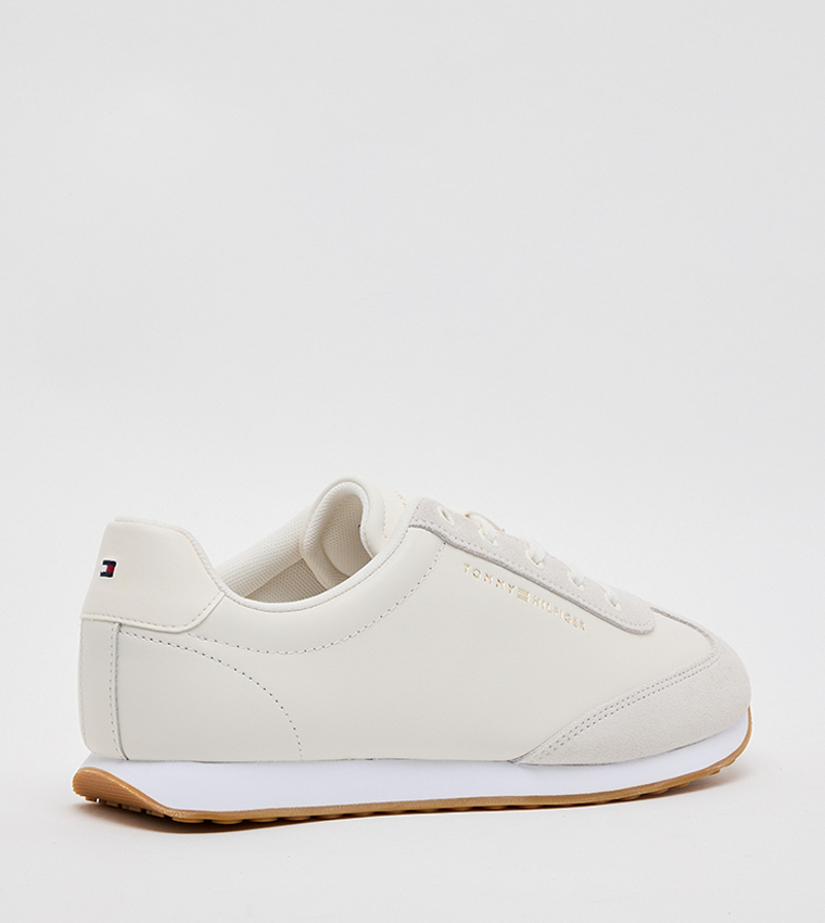 Textured Low-Top Sneakers