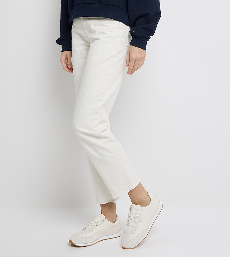Textured Low-Top Sneakers