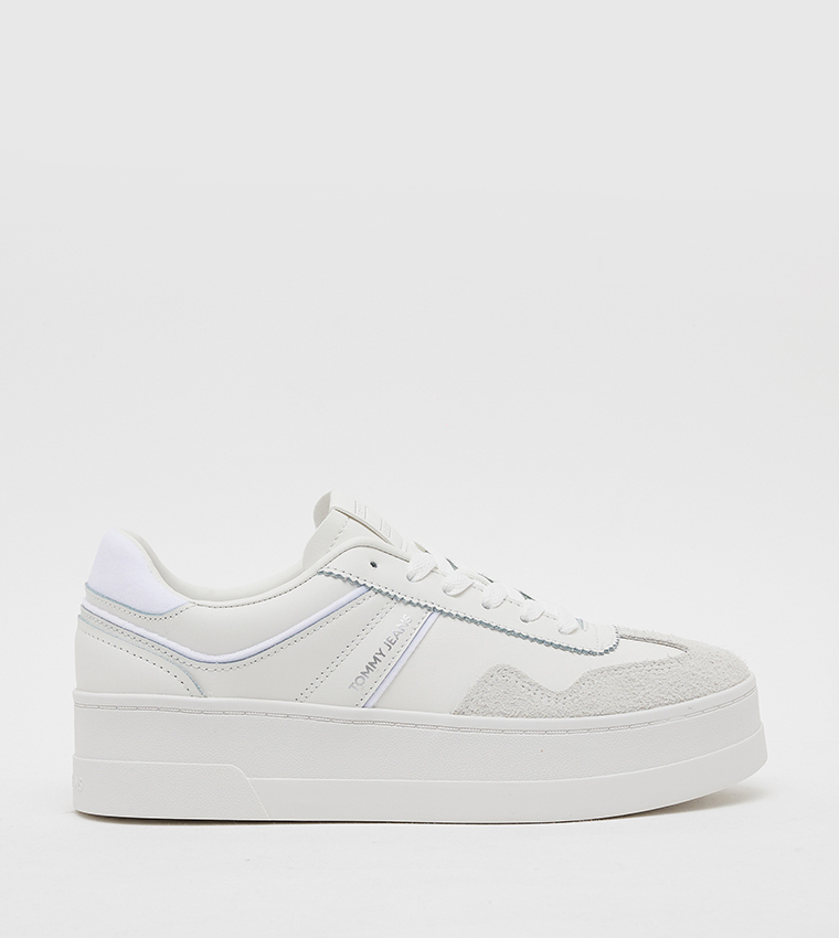 Logo Printed Lace-Up Sneakers
