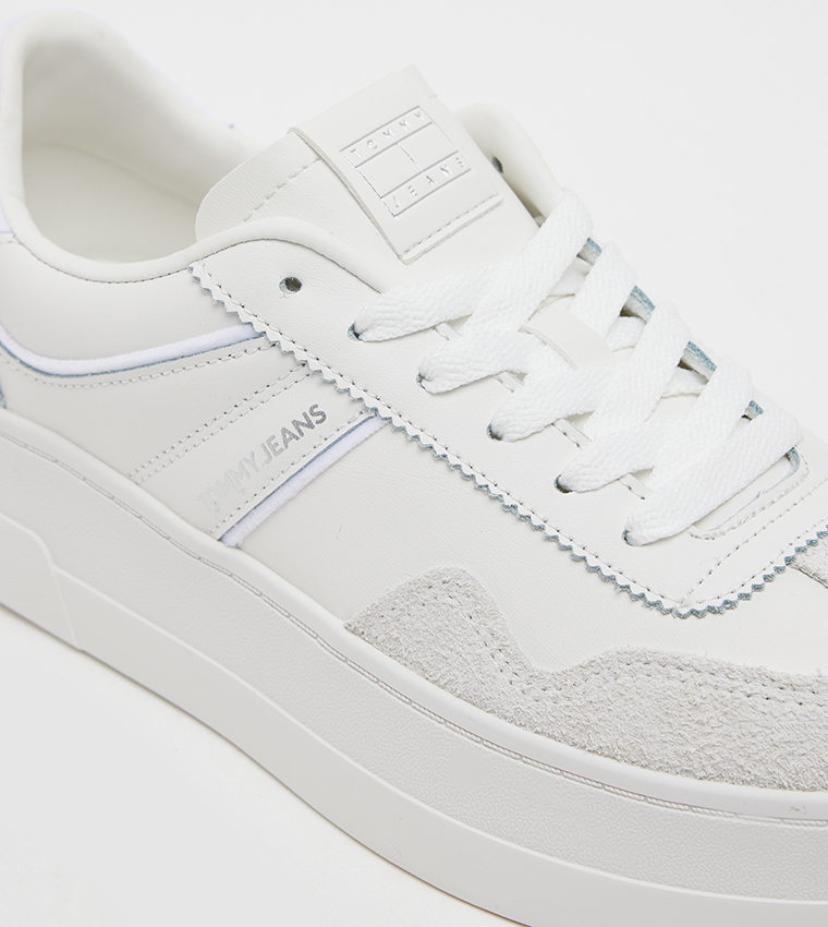 Logo Printed Lace-Up Sneakers