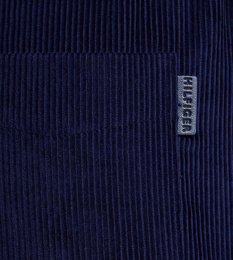 Corduroy Long Sleeves Oversized Shirt