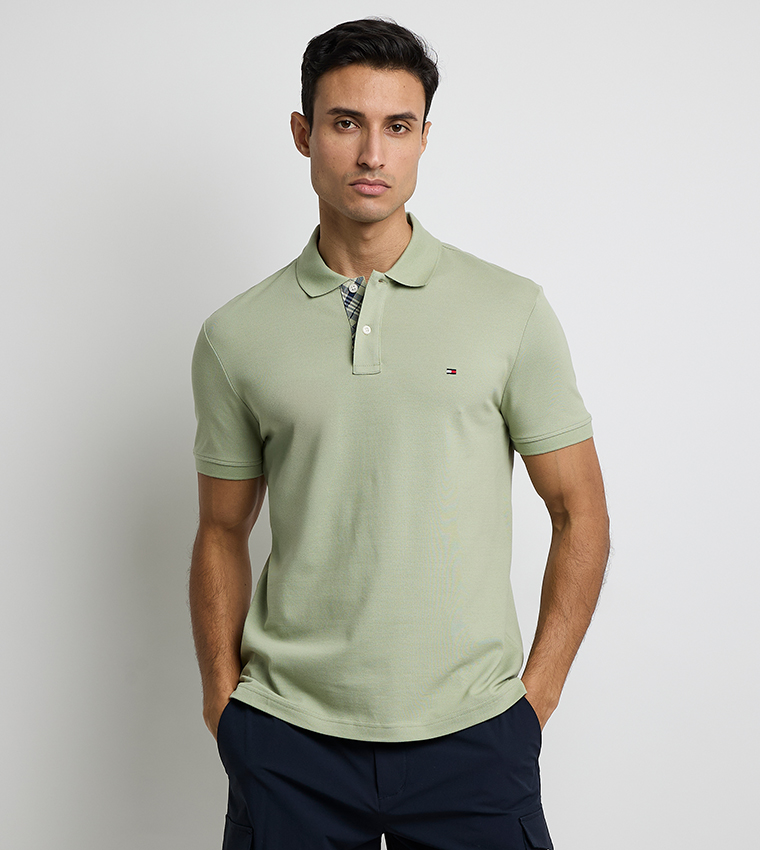 Logo Embroidered Short Sleeves Polo T-Shirt