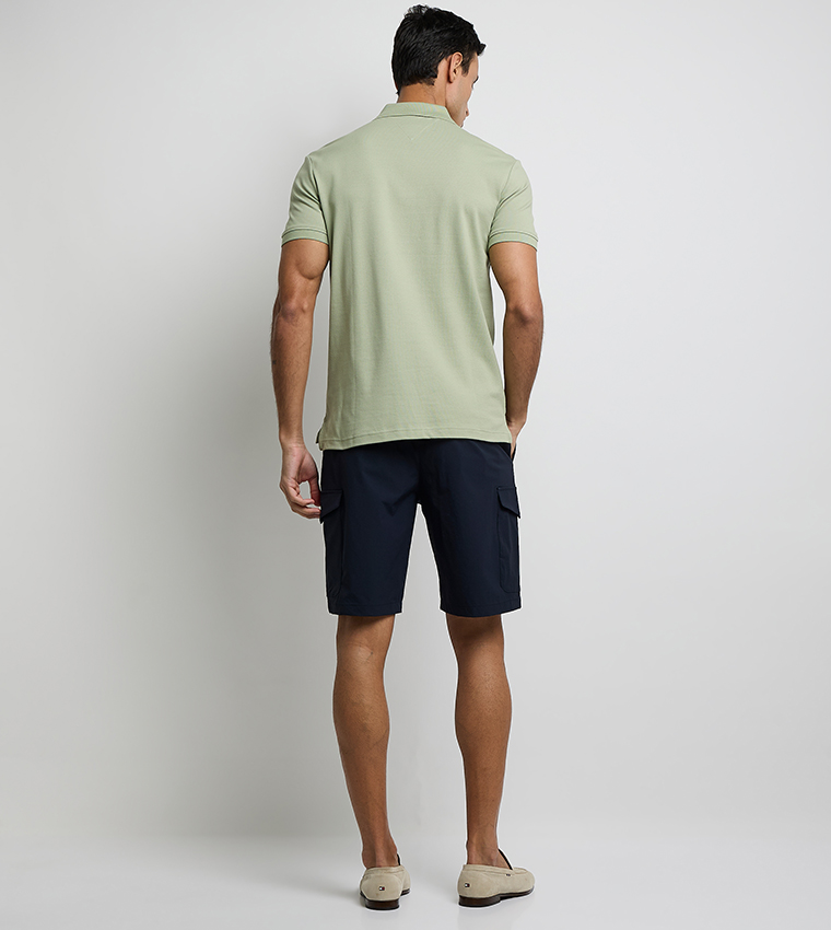 Logo Embroidered Short Sleeves Polo T-Shirt