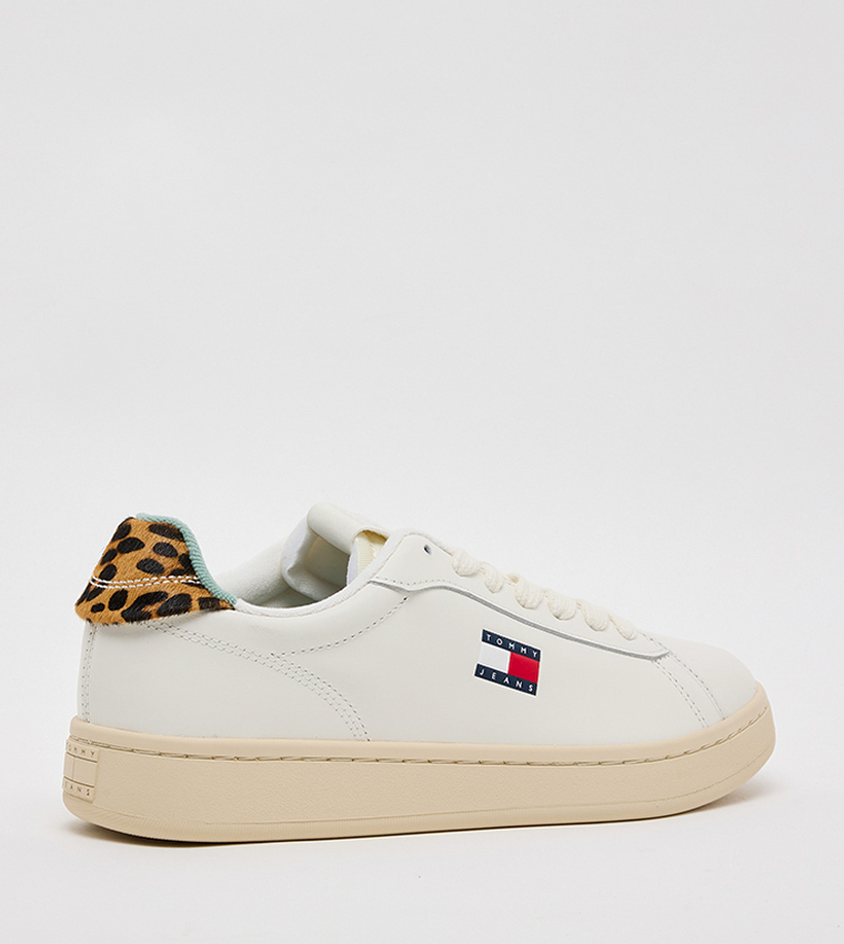 Textured Low-Top Sneakers