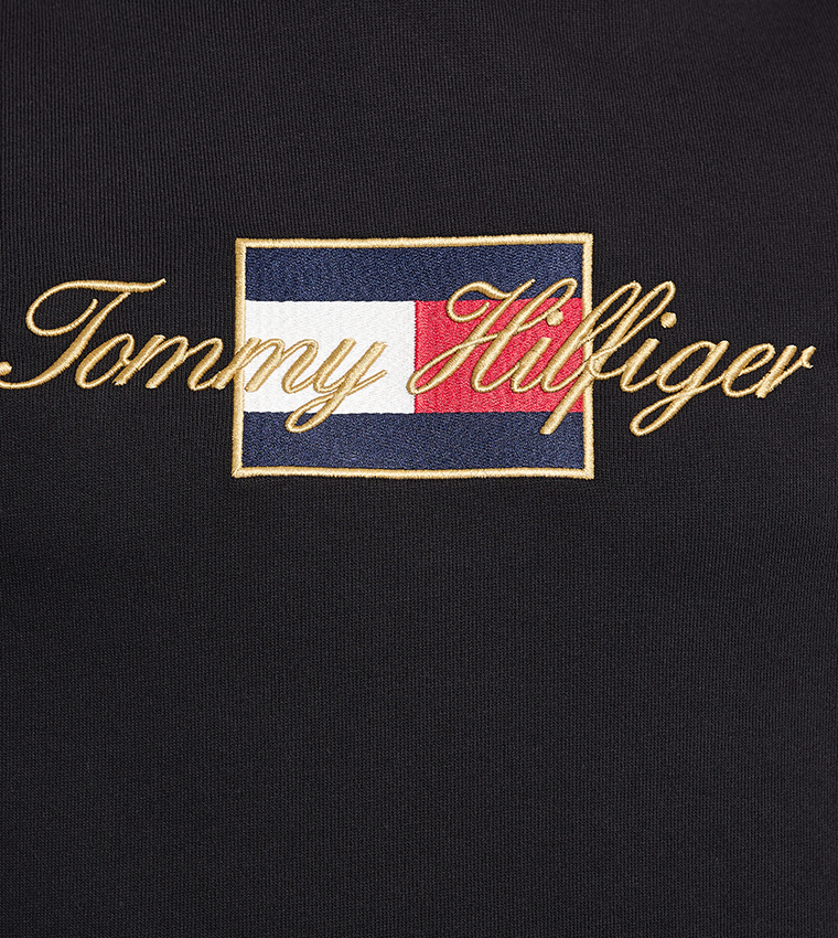 Logo Embroidered Long Sleeves Hoodie