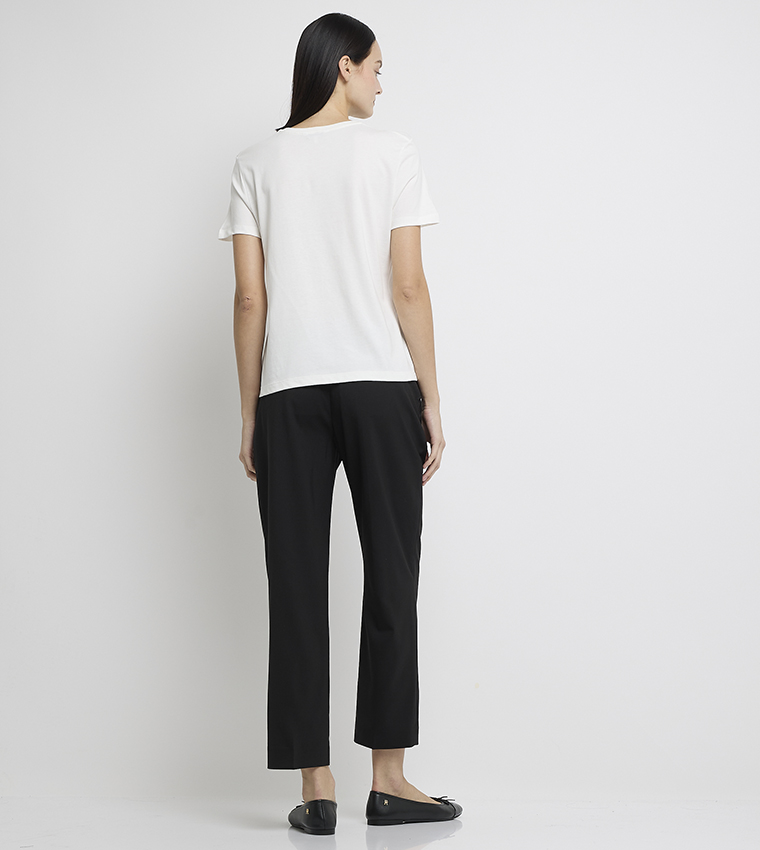 Logo Embroidered Short Sleeves T-Shirt