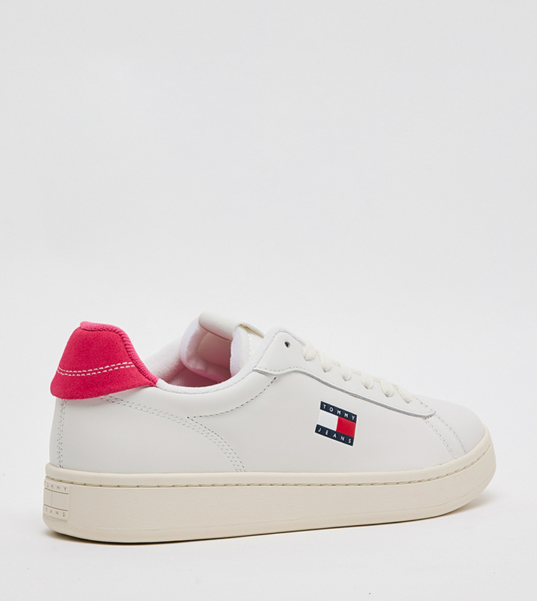 Textured Low-Top Sneakers