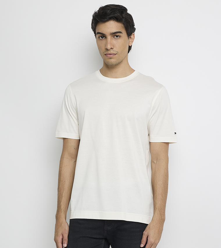 Solid Crew Neck T-Shirt