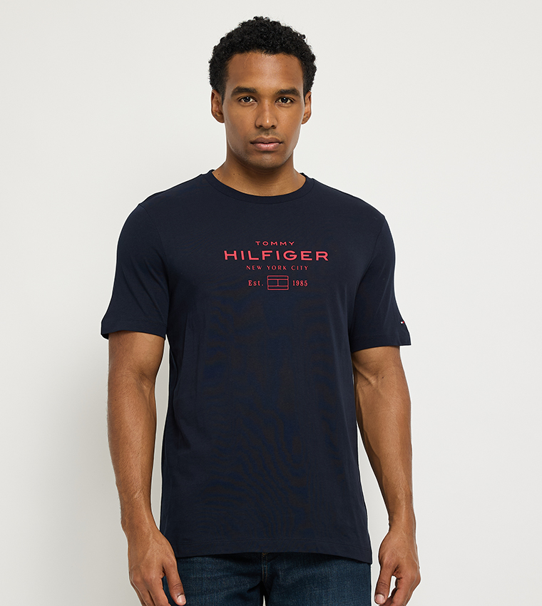 Logo Printed Crew Neck T-Shirt