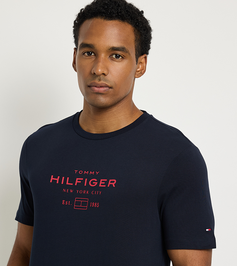 Logo Printed Crew Neck T-Shirt