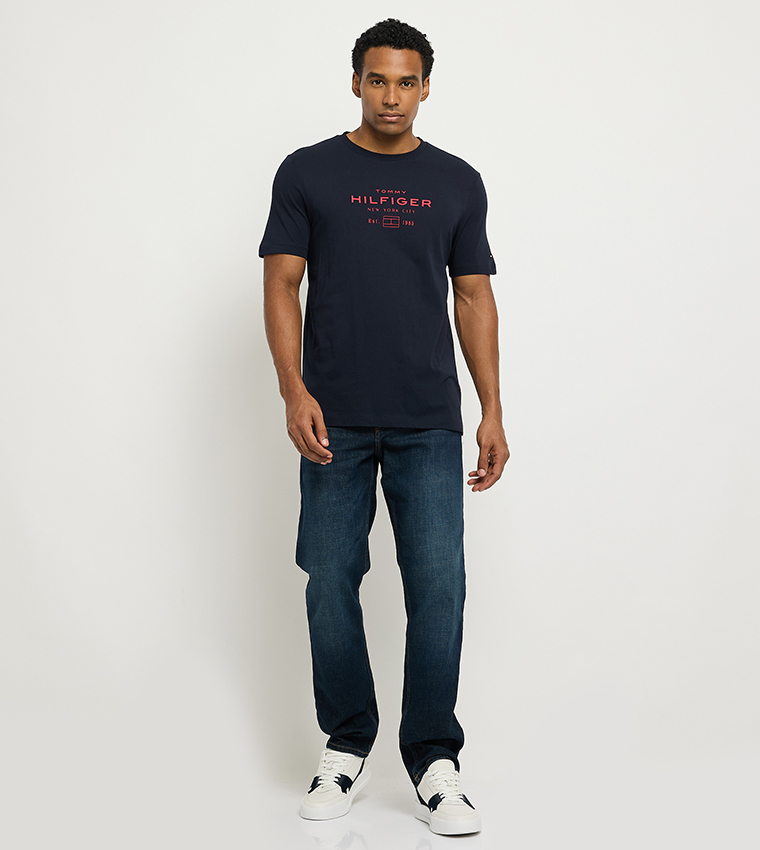 Logo Printed Crew Neck T-Shirt