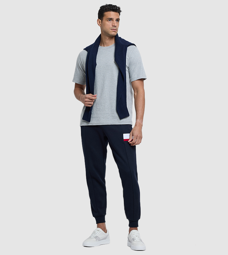 Drawstring Waist Slim Fit Joggers