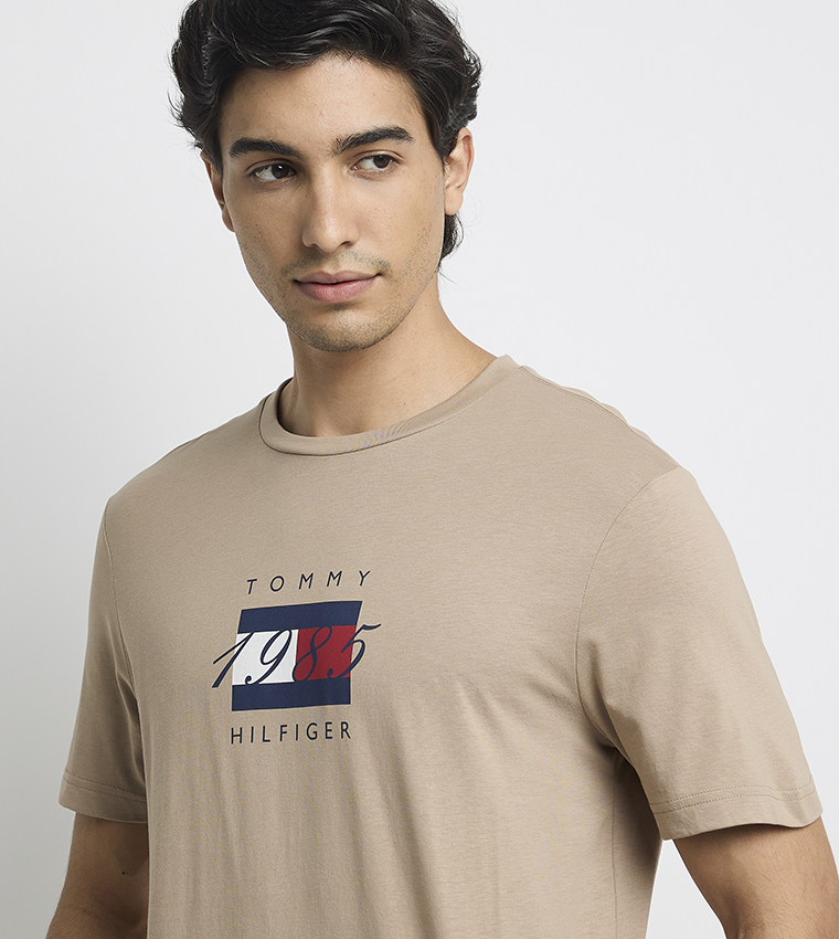 Logo Printed Crew Neck T-Shirt