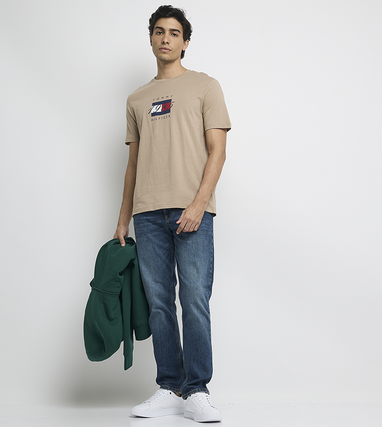 Logo Printed Crew Neck T-Shirt