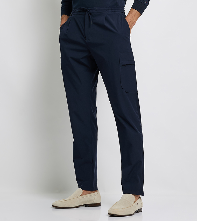HARLEM Logo Detail Chino Pants