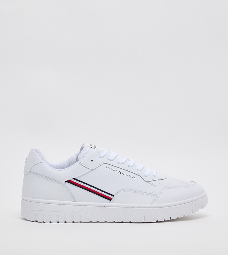 CORE Striped Low-Top Basketball Sneakers