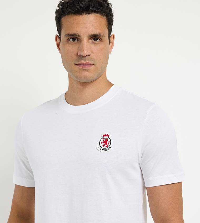 Logo Detail Short Sleeves Casual T-Shirt