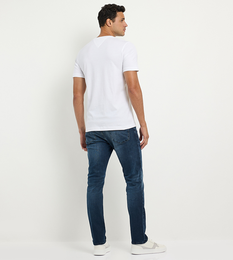 Logo Detail Short Sleeves Casual T-Shirt