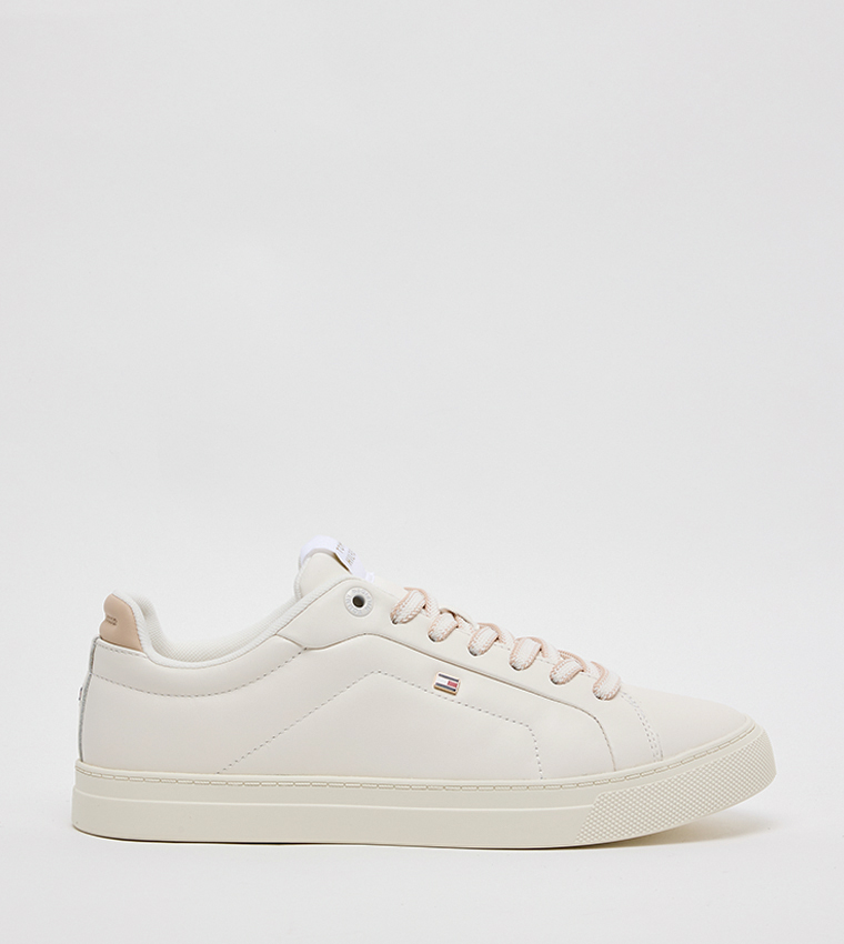 Textured Low-Top Sneakers
