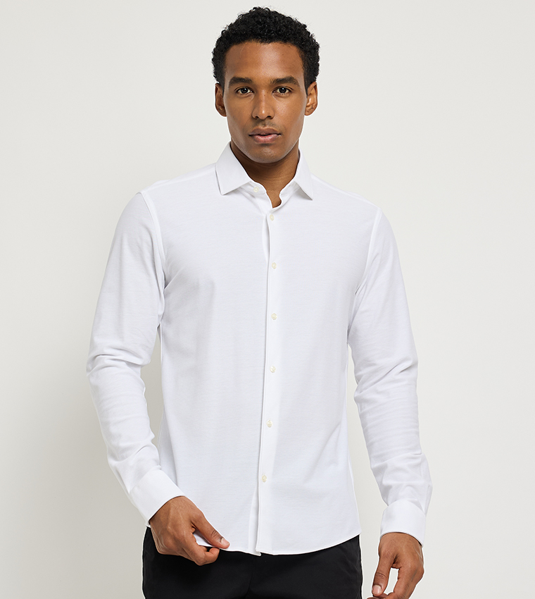 Solid Long Sleeves Shirt