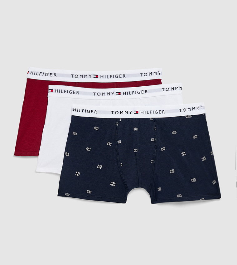 Pack of 3 Printed Trunks