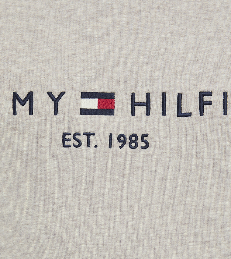 Logo Embroidered Long Sleeves Hoodie