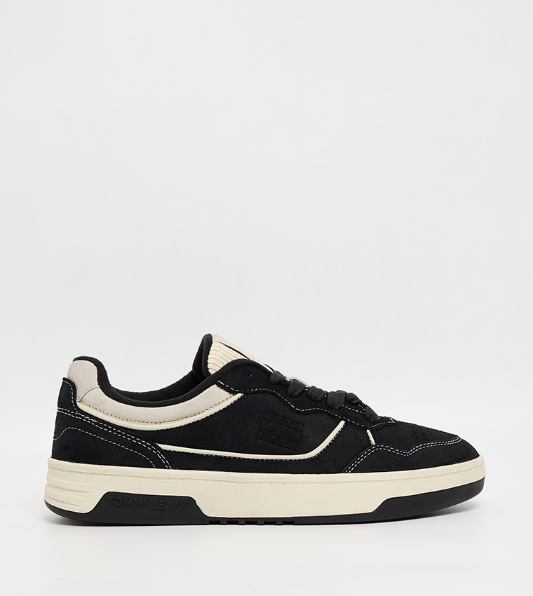 CUPSOLE Leather Lace-Up Sneakers