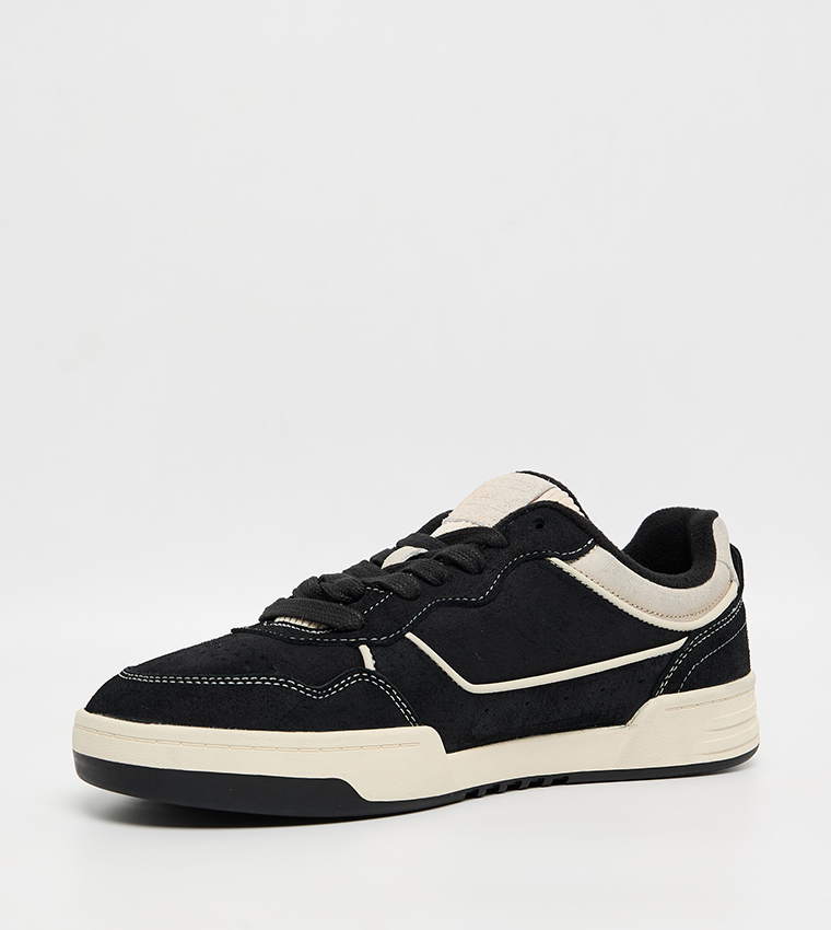 CUPSOLE Leather Lace-Up Sneakers