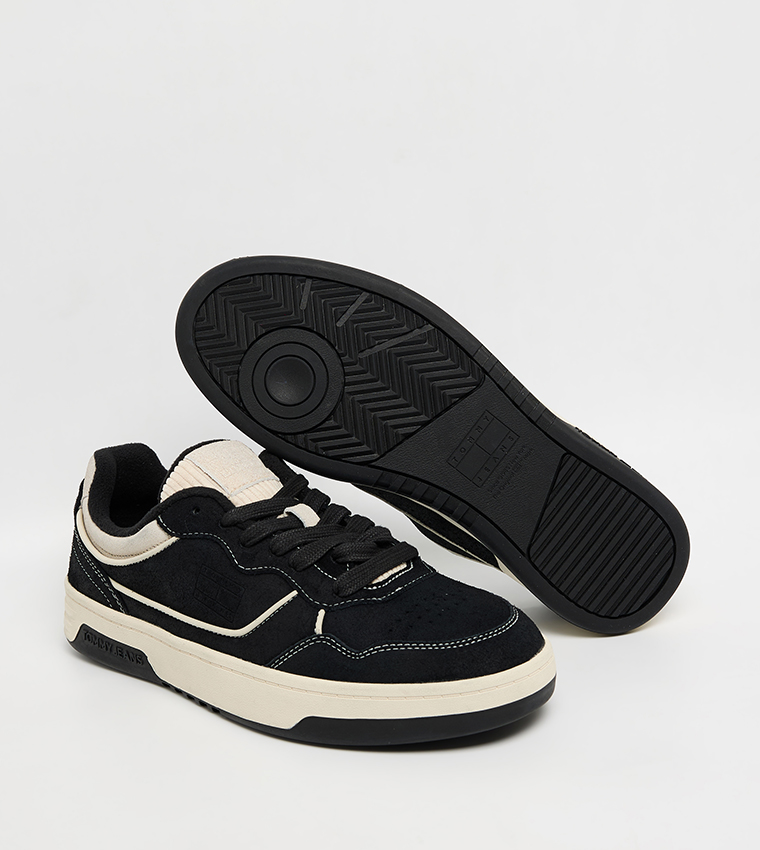 CUPSOLE Leather Lace-Up Sneakers