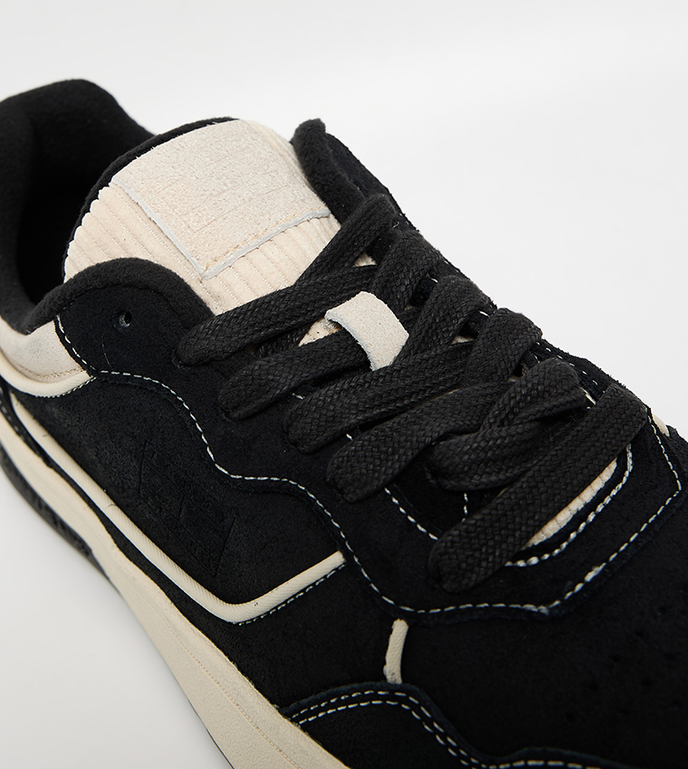 CUPSOLE Leather Lace-Up Sneakers