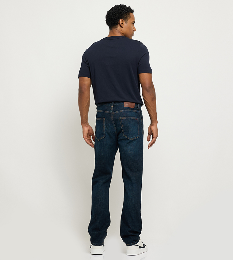DENTON Faded Straight Fit Jeans