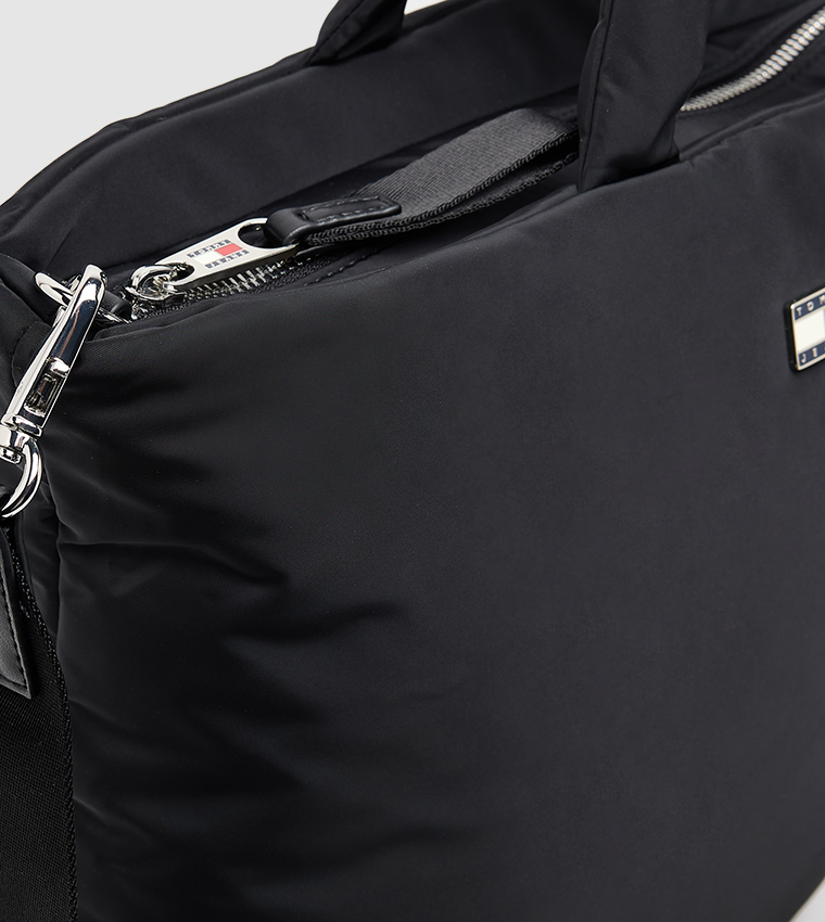 URBAN Flag Detail Nylon Tote Bag