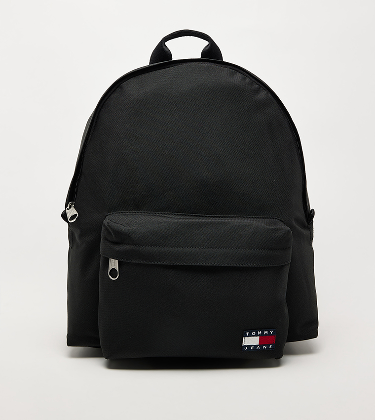 Logo Badge Zip Around Backpack