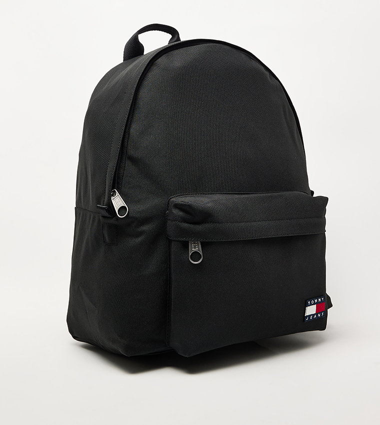 Logo Badge Zip Around Backpack