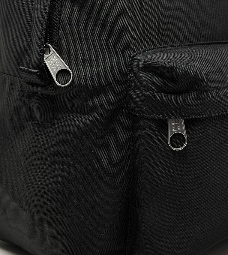 Logo Badge Zip Around Backpack