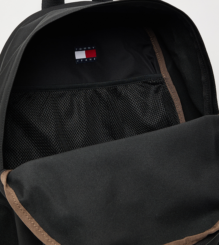 Logo Badge Zip Around Backpack