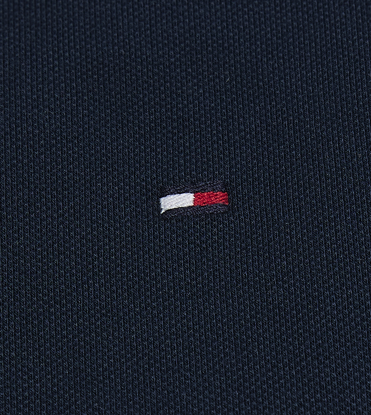 Logo Detail Short Sleeves Pique T-Shirt