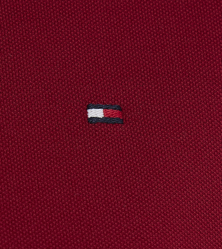 Logo Detail Short Sleeves Pique T-Shirt