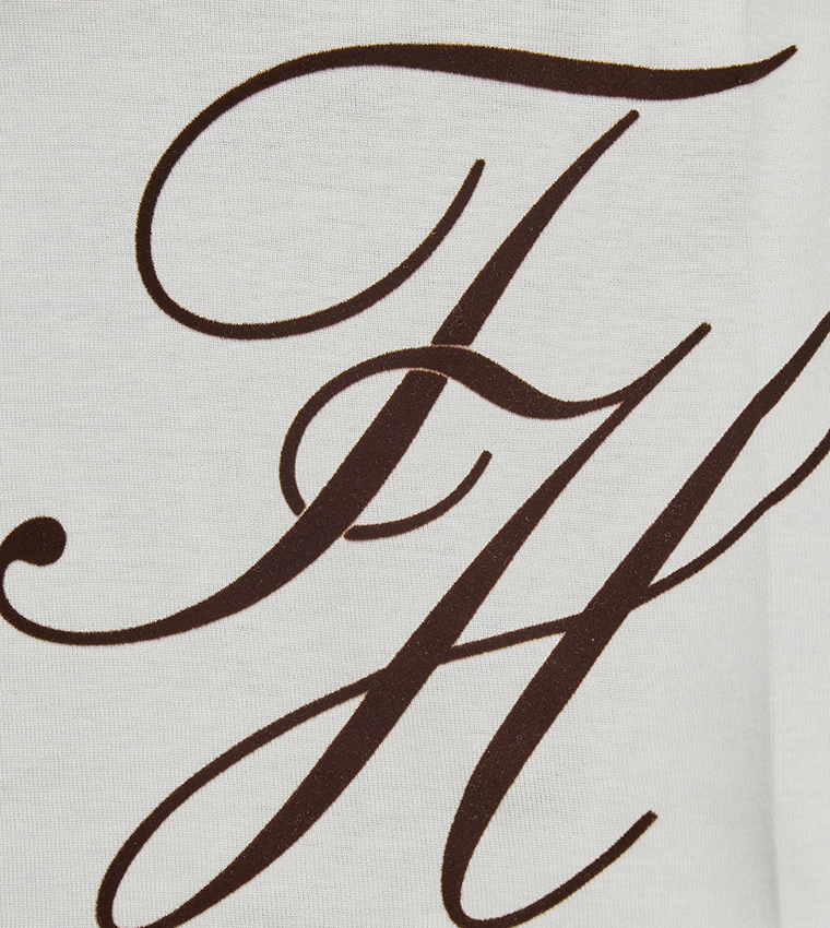 Monogram Detail Short Sleeves T-Shirt