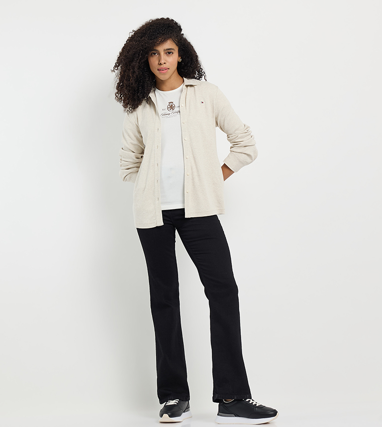 Varsity Crest Slim Fit Short Sleeves T-Shirt