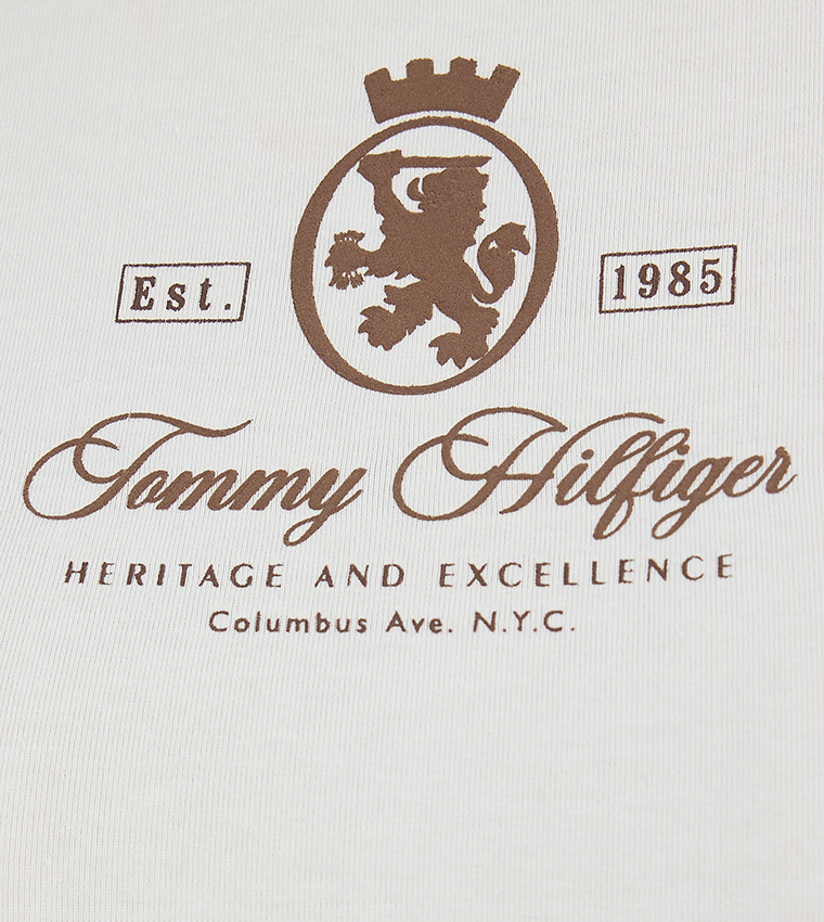 Varsity Crest Slim Fit Short Sleeves T-Shirt