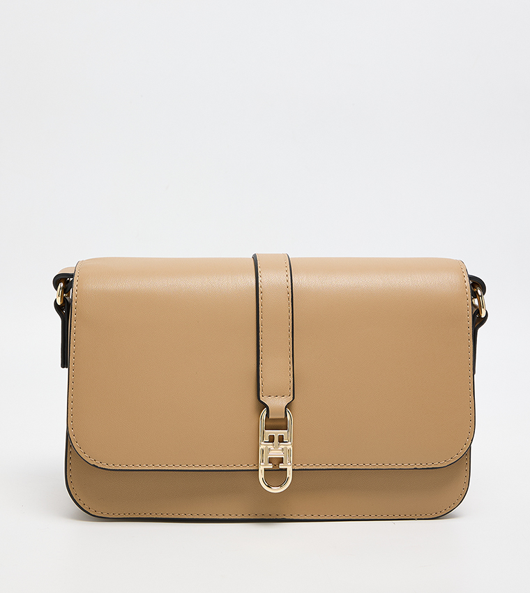 LIBRE Monogram Flap Crossbody Bag