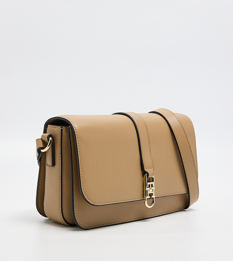 LIBRE Monogram Flap Crossbody Bag