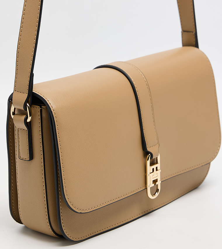 LIBRE Monogram Flap Crossbody Bag