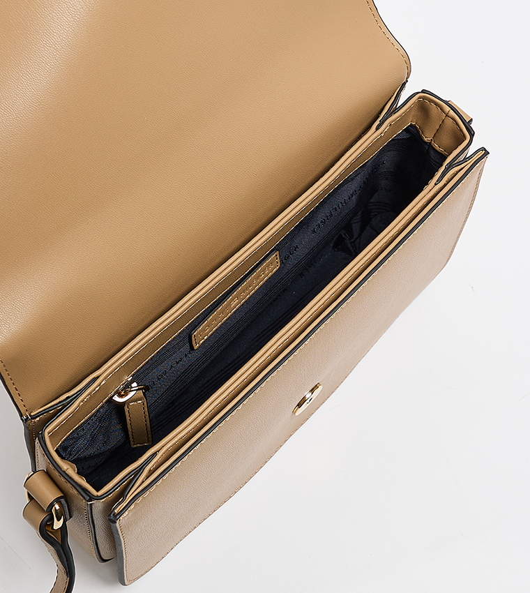 LIBRE Monogram Flap Crossbody Bag