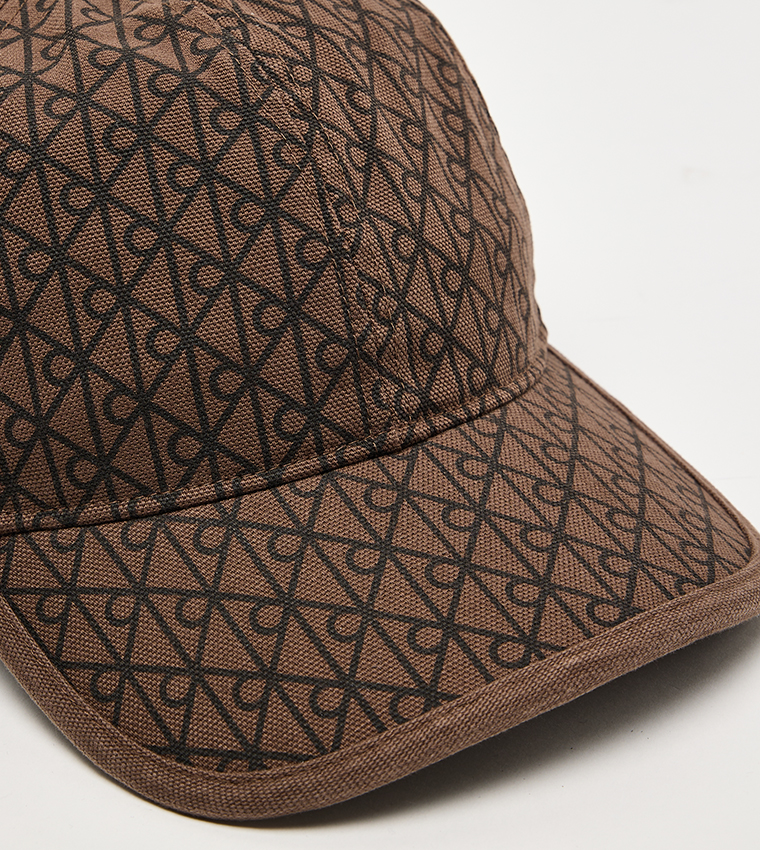 Monogram Printed Baseball Cap