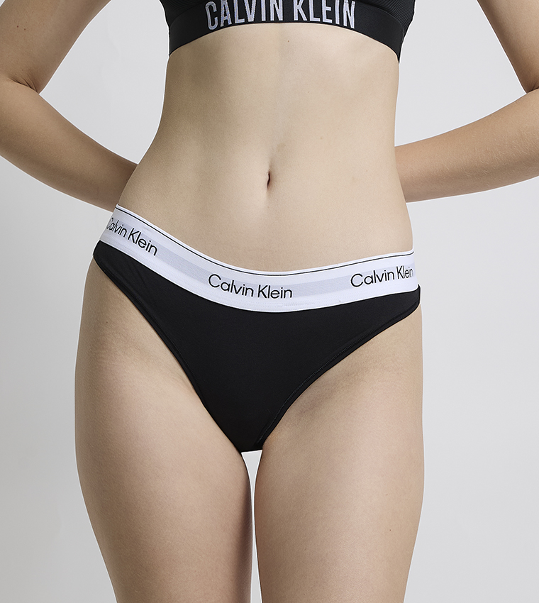 Logo Waistband Thongs