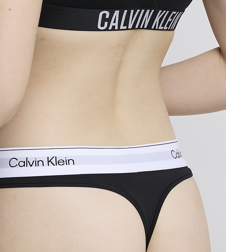 Logo Waistband Thongs