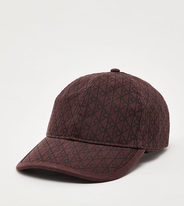 Monogram Printed Baseball Cap